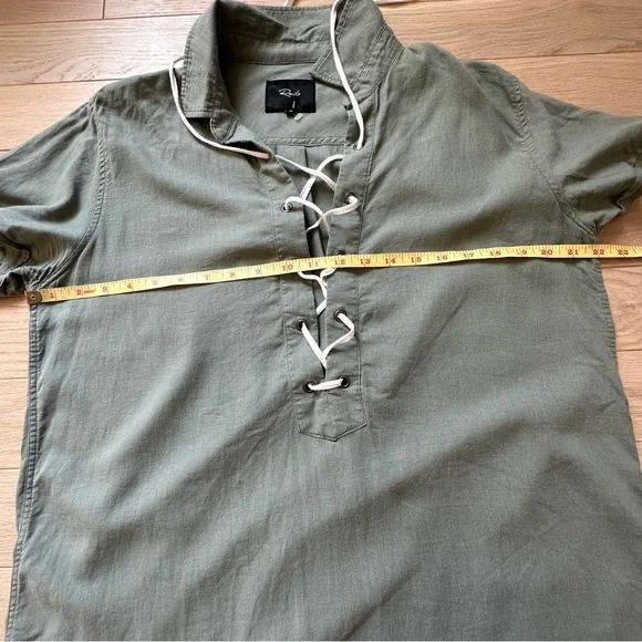 RAILS Rocky Lace Up Dress Sage - Picture 12 of 13